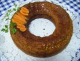 Budín integral de zanahorias, canela y jengibre, endulzado con miel
